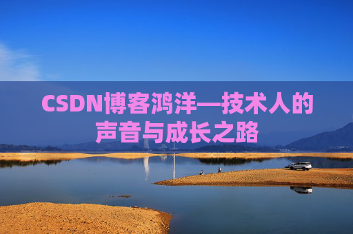 CSDN博客鸿洋—技术人的声音与成长之路